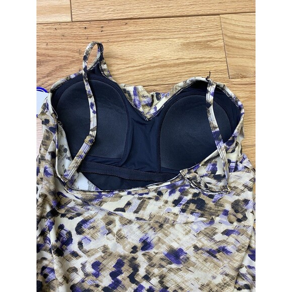 Swimsuits for all womens‎ one piece swimsuit. Leopard Print Ruffles. Size 12 NEW - Picture 6 of 14